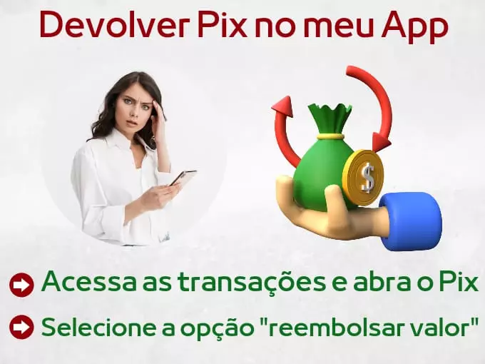 Como devolver o Pix no meu app