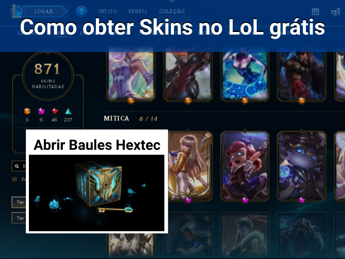 Passos para obter Skins no League of Legends