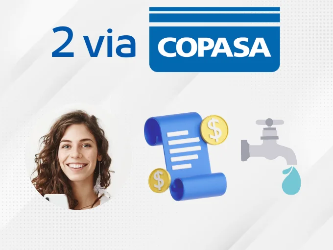 Copasa 2ª via: emissão e pagamento em até 12x