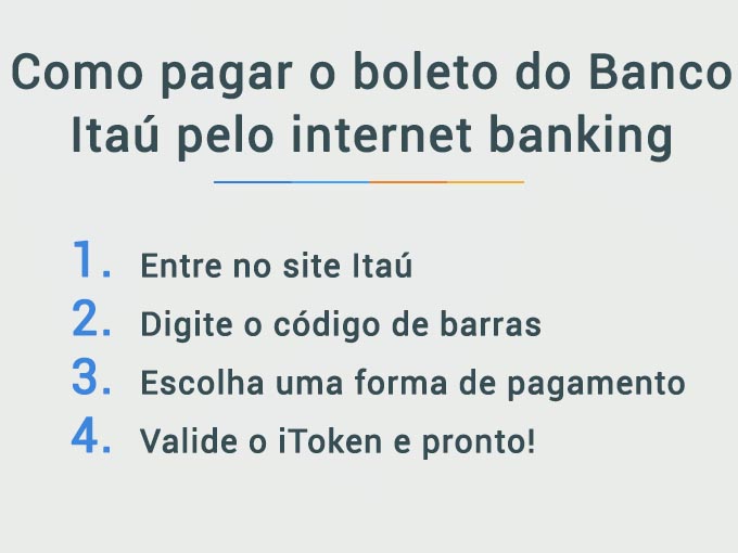 como pagar o 2 via boleto Itau pelo internet