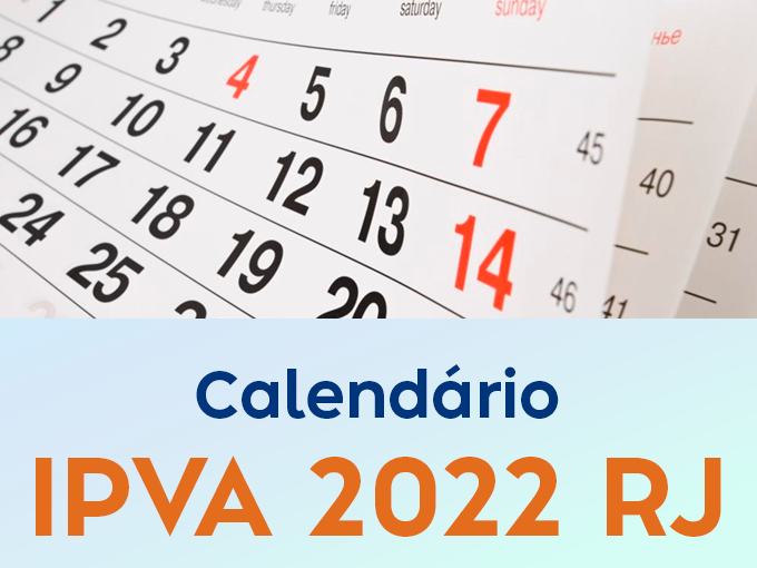 Calendário IPVA 2022 RJ Rio de Janeiro