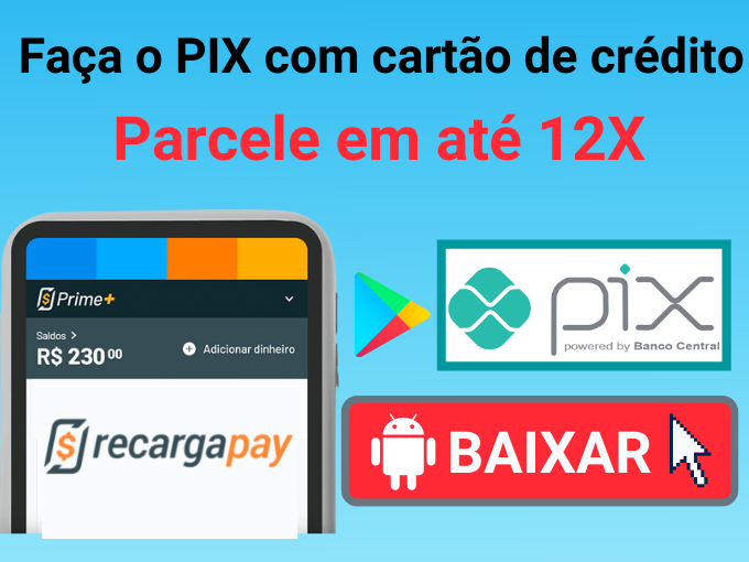 Baixe o app e faça pix, além de cancelar um PIX agendado