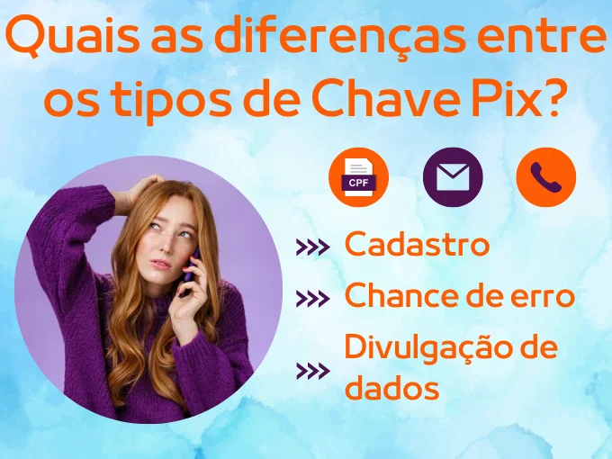 Quais as diferenças entre os tipos de Chave Pix?
