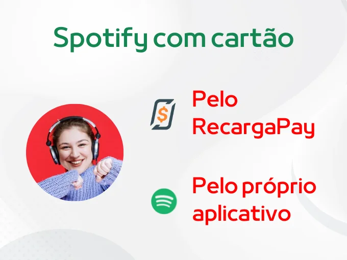 Recarga Spotify com cartão de crédito
