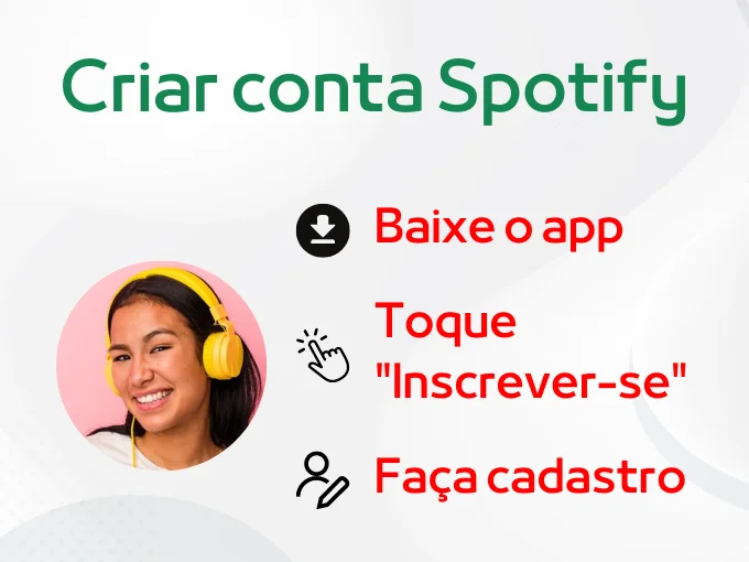 Como criar uma conta no Spotify?
